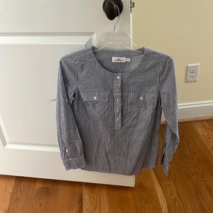 Vineyard vines top that can be made three-quarter sleeve